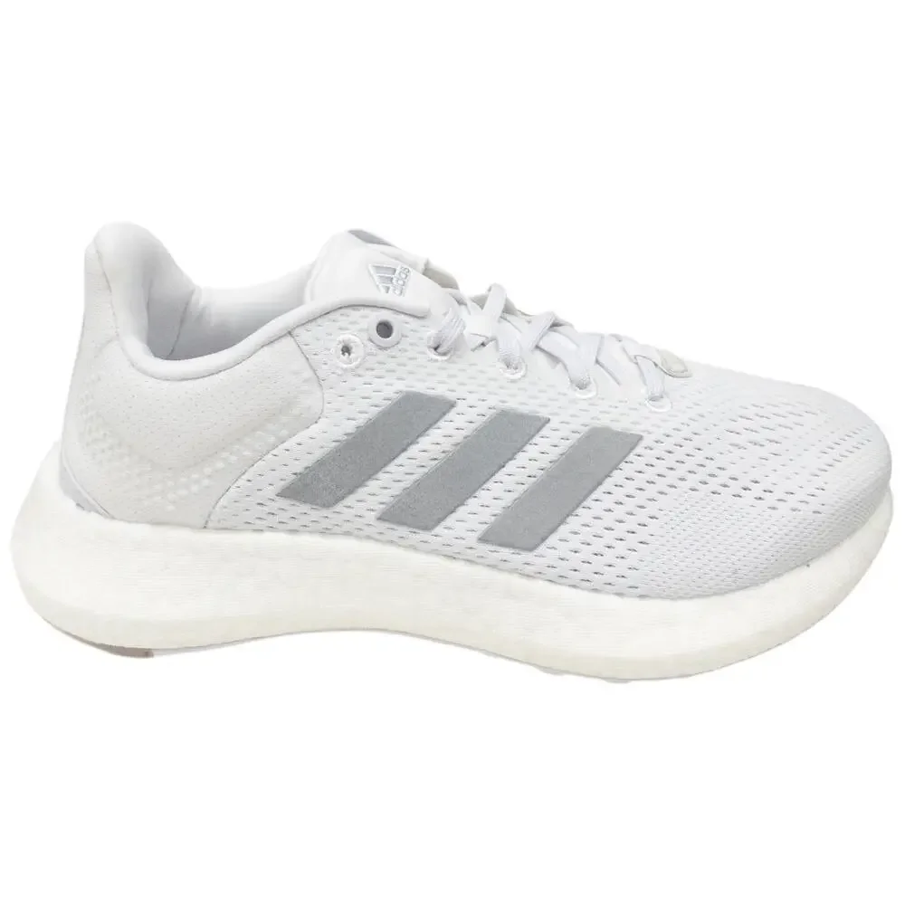 adidas PureBoost 21 White Running Shoes Sneakers Women's Size 7